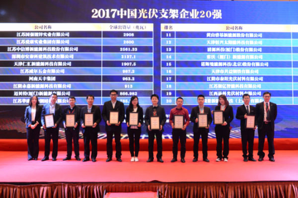 leyu.com（厦门）蝉联中国光伏支架企业20强排行榜